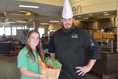 Sarah and Chef Peter